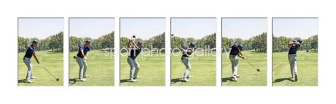 Xander Schauffele USA Six Stage Swing Sequence Collage Images | Golf ...