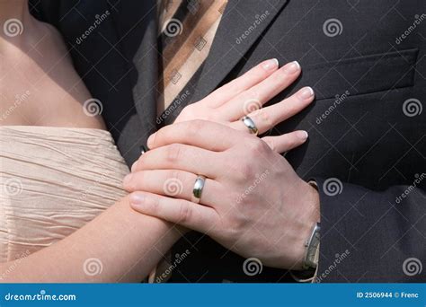 Wedding rings in hands stock photo. Image of betrothal - 2506944