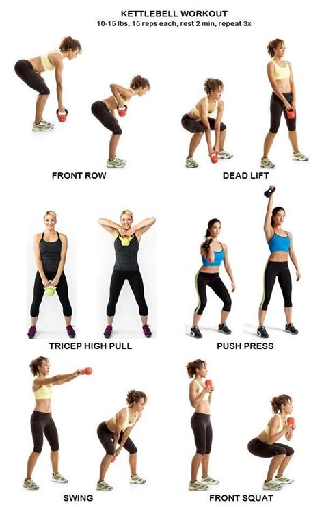 Kettlebell Workout - Women's Health - 25 minutes | Kettlebell workout routines, Full body ...