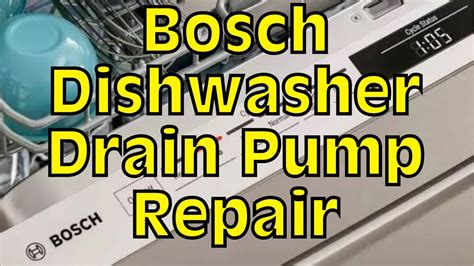 How To Replace the Drain Pump on a Bosch Dishwasher — Easy DIY Fix ...