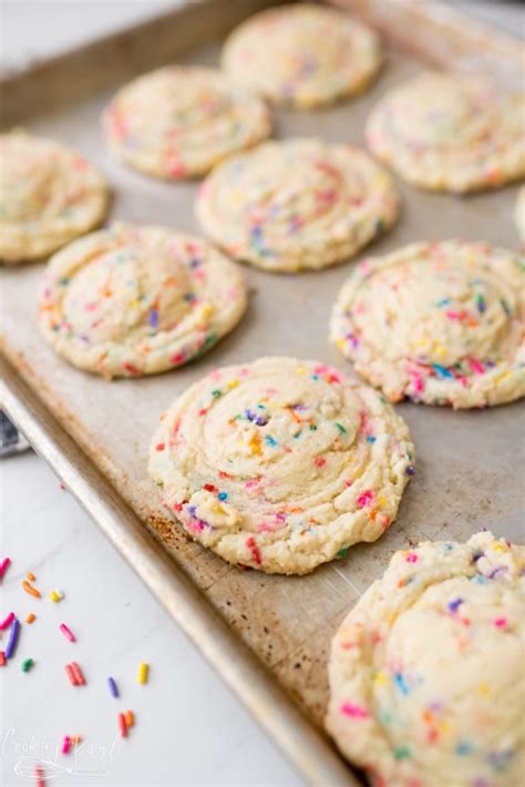 Funfetti Cookies (Thick and Chewy!) - Cooking With Karli