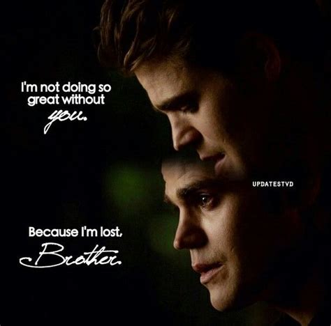 aww Stefan and Damon | Vampire diaries, Im lost, Delena