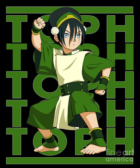 Avatar The Last Airbender Toph Beifong Name Anime Drawing by Anime Art ...