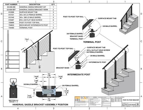 Stair Rail for Post-to-Post Deck Railing on an Angle