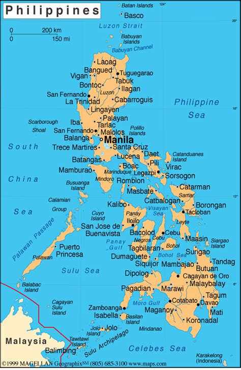 Political Map of Philippines • Mapsof.net