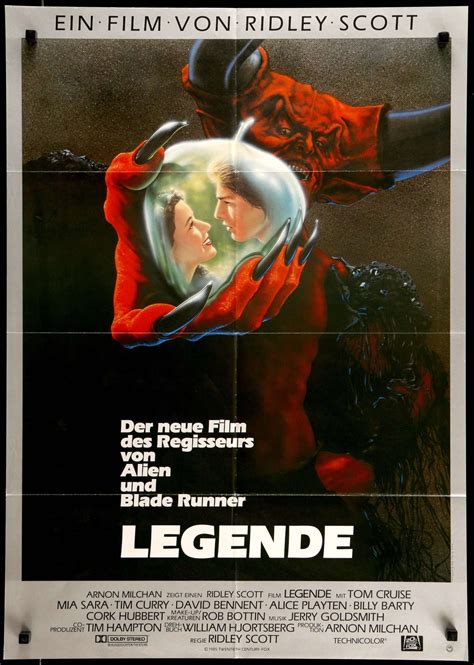 Legend (1985) German Movie Poster - 23" x 33" - Original Film Art - Original Film Art - Vintage ...