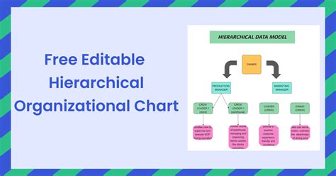 Free Editable Hierarchical Organizational Chart Examples | EdrawMax Online