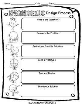 Design Process Worksheet by BLOCK INNOVATIONS | Teachers Pay Teachers