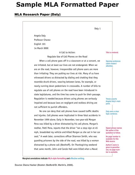 😂 Mla research paper template. Sample Papers in MLA Style. 2019-02-12