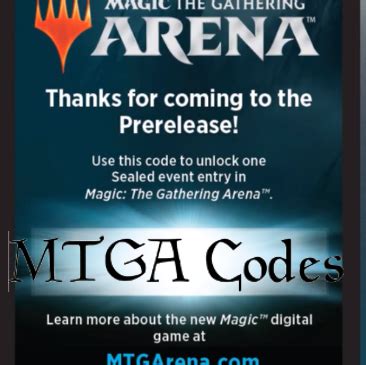 MTGA Codes