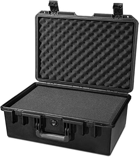 HUL Small Military Style Hard Case With Pelican 1200 Style Customizable Pluck Foam Interior for ...