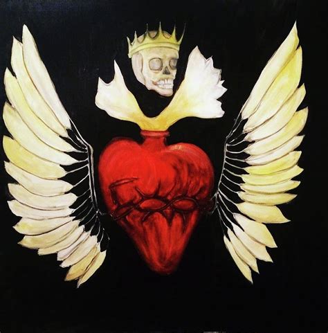 Sacred Heart Vampire Painting by Brooke Major - Fine Art America