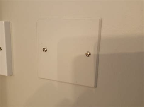 Wall socket blank plate slim (UK) by Ryszard Gorazda | Download free STL model | Printables.com