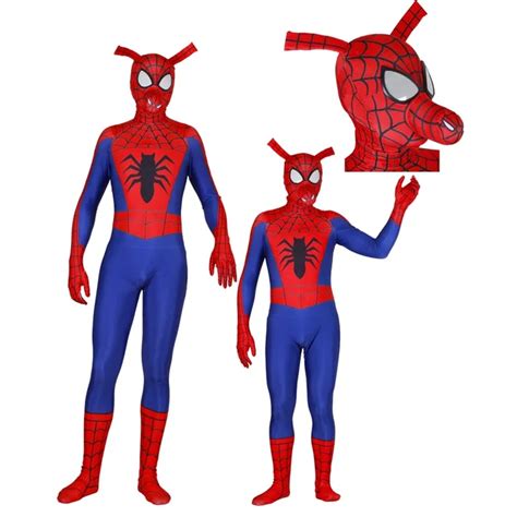 Adult Kids Spider Ham Peter Porker Cosplay Costume Zentai Spiderman ...