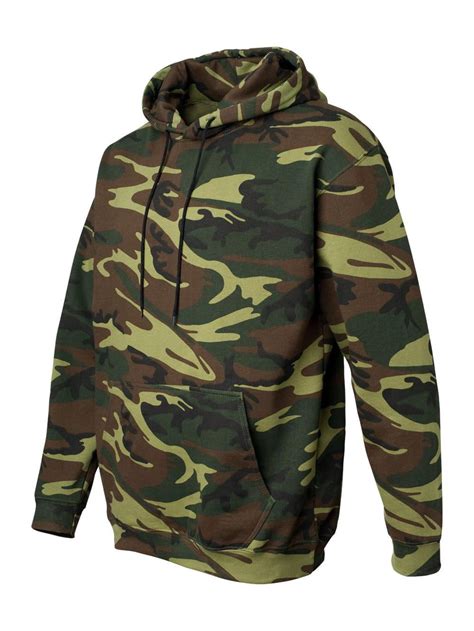 Men's Camo Pullover Fleece Hoodie - Walmart.com