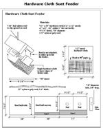 Suet Feeder Plans | Peanut Butter Suet Feeder Plans