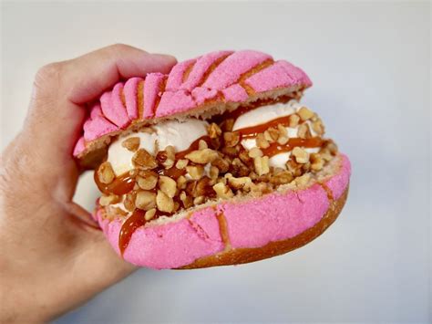 This concha ice cream sandwich might put you in a sweet sugar coma ...