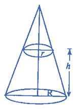 Frustum of a Cone | eMathZone