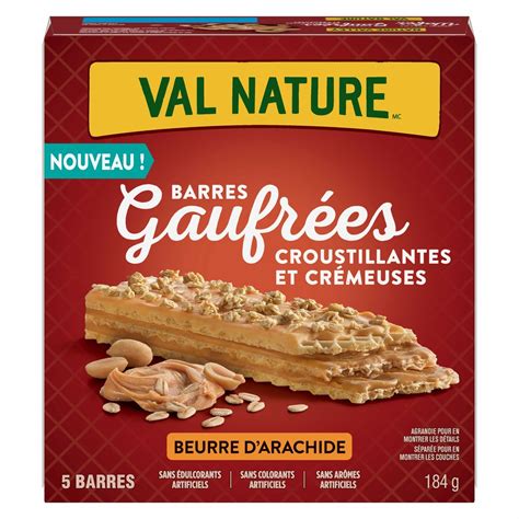 NATURE VALLEY Creamy Wafer Bars, Peanut Butter, 5 Ct Per Box, 184g/6.5 Oz.