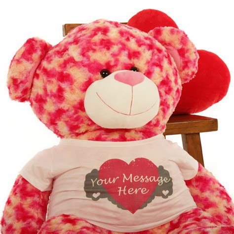 Giant Teddy Personalized 3½ ft Valentines Teddy Bear Sassy Big Love