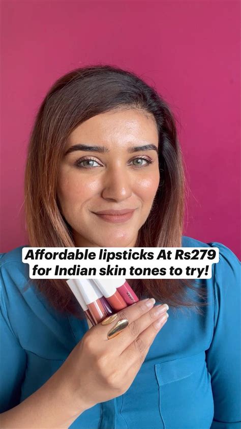 Affordable lipsticks At Rs279 for Indian skin tones to try! | Makeup routine, Lipstick ...
