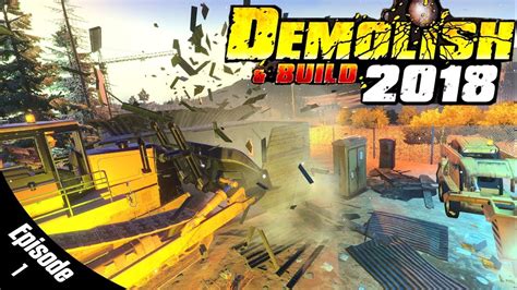 OPEN WORLD DEMOLITION GAME! - Demolish & Build 2018 - Simul8 Ep.1 - YouTube