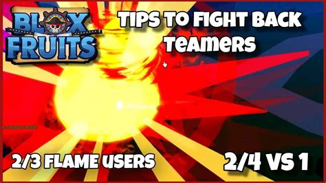 Blox Fruit | Fighting a 3v1 | Tips to fight back teamers!! | - YouTube