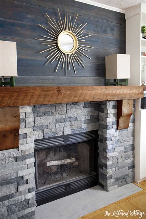 Corner Brick Fireplace Makeover | FIREPLACE DESIGN IDEAS