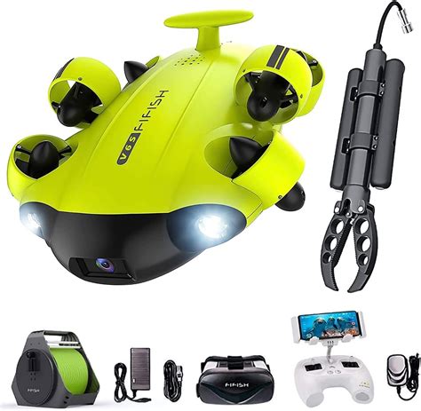 QYSEA FIFISH V6s Drone sous-marin avec caméra 4K UHD, LED 4000 lm ...