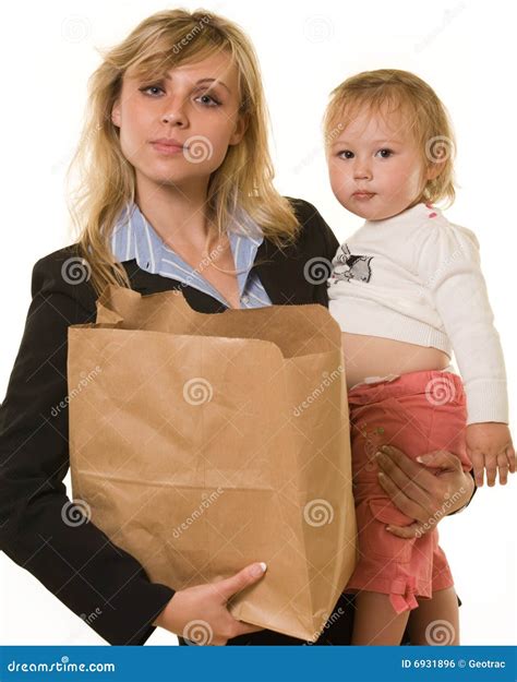 Busy Mom Royalty Free Stock Image - Image: 6931896