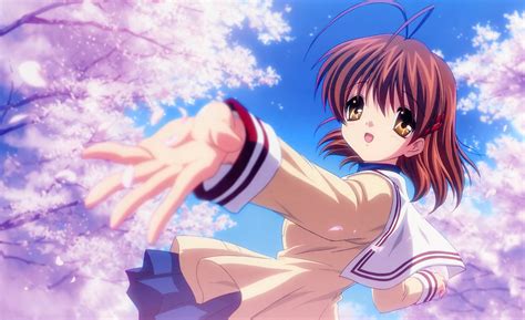 4K Ultra HD Wallpaper of Nagisa Furukawa in School Uniform - Clannad