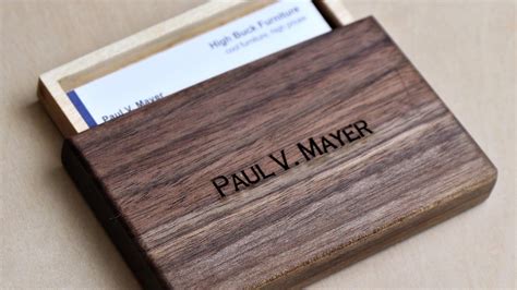 Innovative Woodworking Business Card Ideas: Whittle Your Way to the Top ...