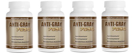 Original Anti Gray Hair 7050 - Restore Natural Hair Color - 60 Capsules ...