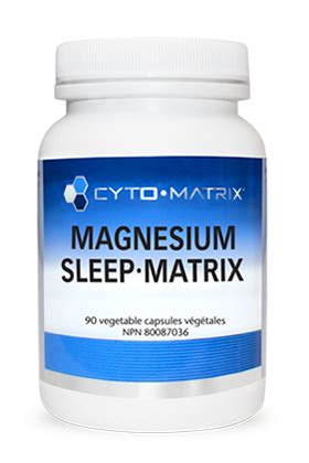 Magnesium Sleep-Matrix 90 v-caps - Cyto-Matrix