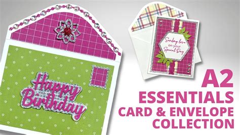 A2 Essentials Card & Envelope Collection & Tutorial! - YouTube