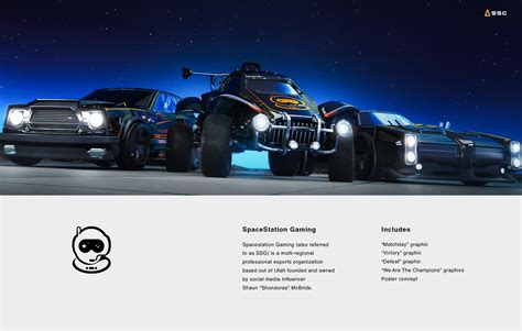 Spacestation Gaming ROCKET LEAGUE on Behance