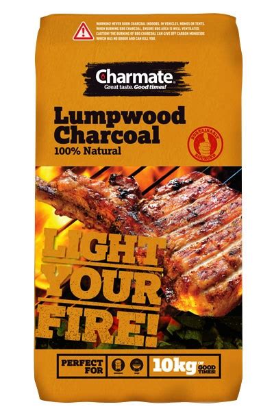 10kg BBQ Charcoal Bag | Lumpwood | Charmate NZ