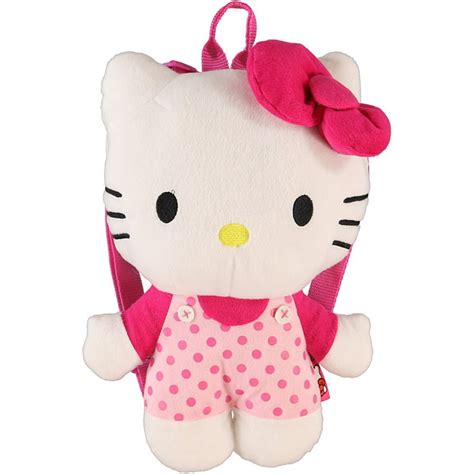 Hello Kitty - Plush Backpack - Hello Kitty - Pink Dot Soft Doll Toys 681347 - Walmart.com ...