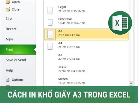 Cách in khổ giấy A3 trong Excel đơn giản nhất