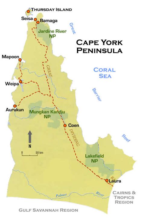 Map Of Australia Cape York Peninsula Scqsy - Large Map of Asia