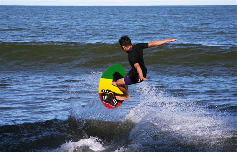 skimboarding | Skimboarding is a water sport where many Filipino youth ...