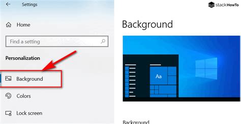 How to Change Desktop Background in Windows 10 - StackHowTo