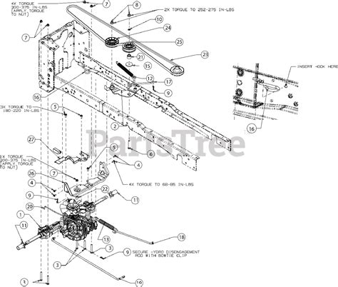 Cub Cadet XT1-LT 42 (13WVA1CS009) - Cub Cadet 42" XT1 Enduro Lawn Tractor (2016) Drive Parts ...