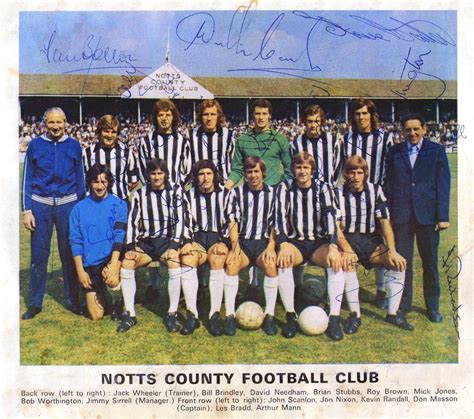 Notts County team group in 1972. Football Team, Sports Team, Notts County Fc, Laws Of The Game ...