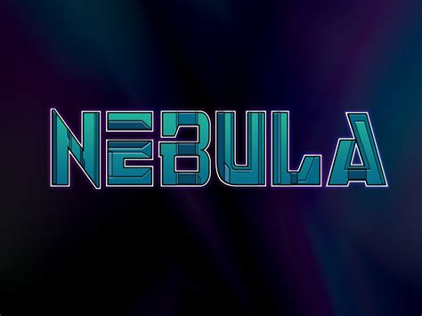 Marvel's "Nebula" Logo by Salena Mahina on Dribbble