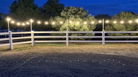 DIY Riding Arena Lights - Budget Equestrian