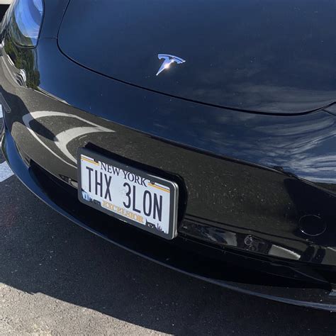 Tesla vanity license plates - clever ideas for a custom plate