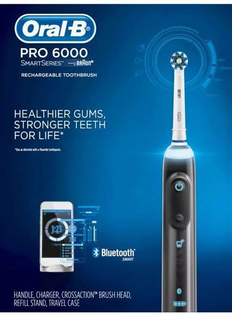 Oral B Pro 6000 on Mercari | Brushing teeth, Oral-b, Electric toothbrush