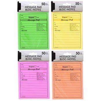 "While You Were Out" Message Pads, 50-ct. Pack Living On A Budget, Bubble Wands, Desktop ...