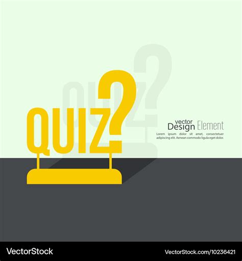 Quiz background Royalty Free Vector Image - VectorStock